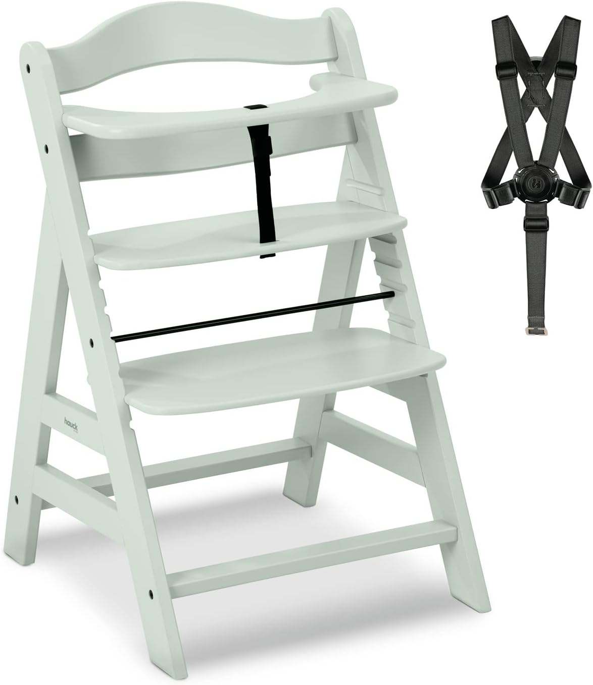 Hauck Alpha+ trona madera haya FSC 6 meses a adulto