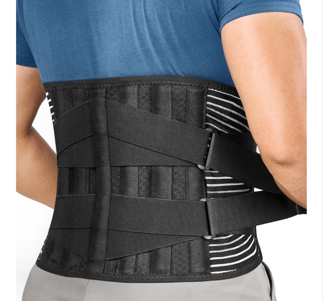 FREETOO faja lumbar con 6 varillas de soporte