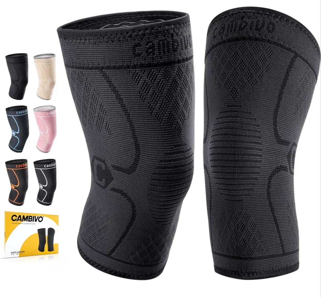 CAMBIVO pack 2 rodilleras compresión menisco ligamentos