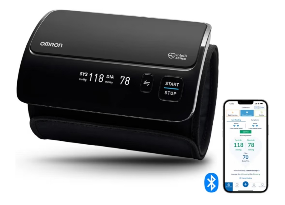 OMRON EVOLV tensiómetro inalámbrico bluetooth app