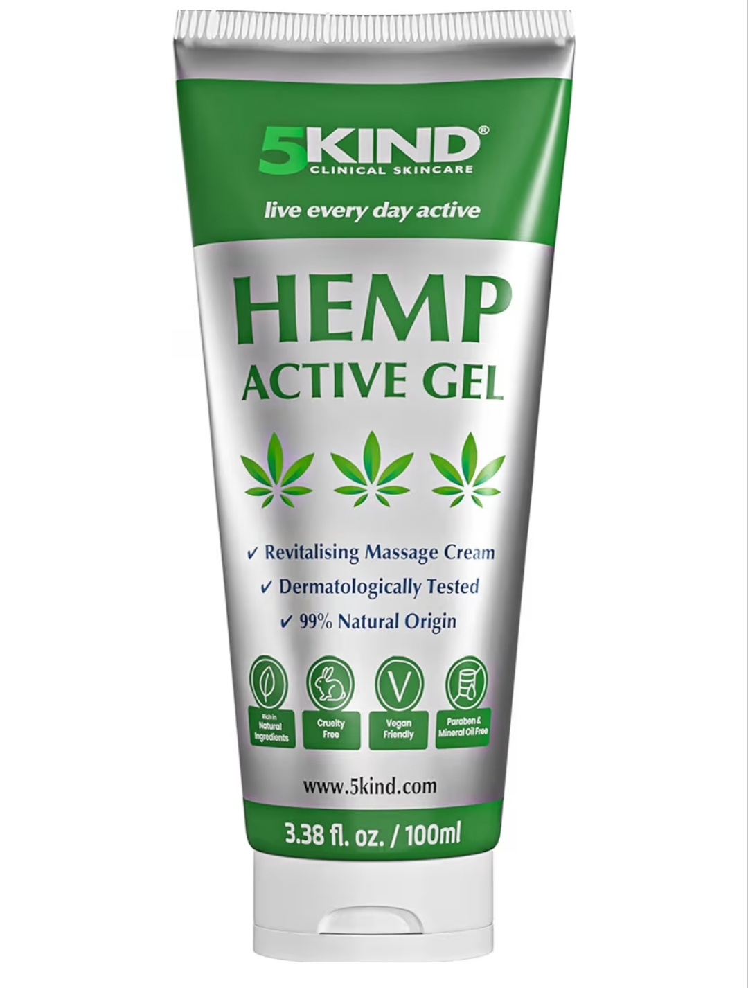 5KIND gel calmante músculos articulaciones karité 300ml