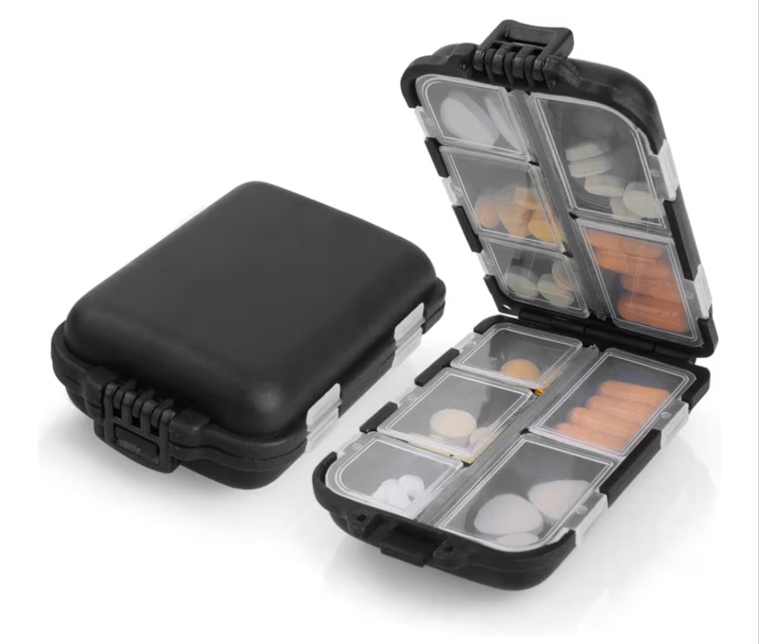 CURVD llavero organizador pastillas compacto impermeable