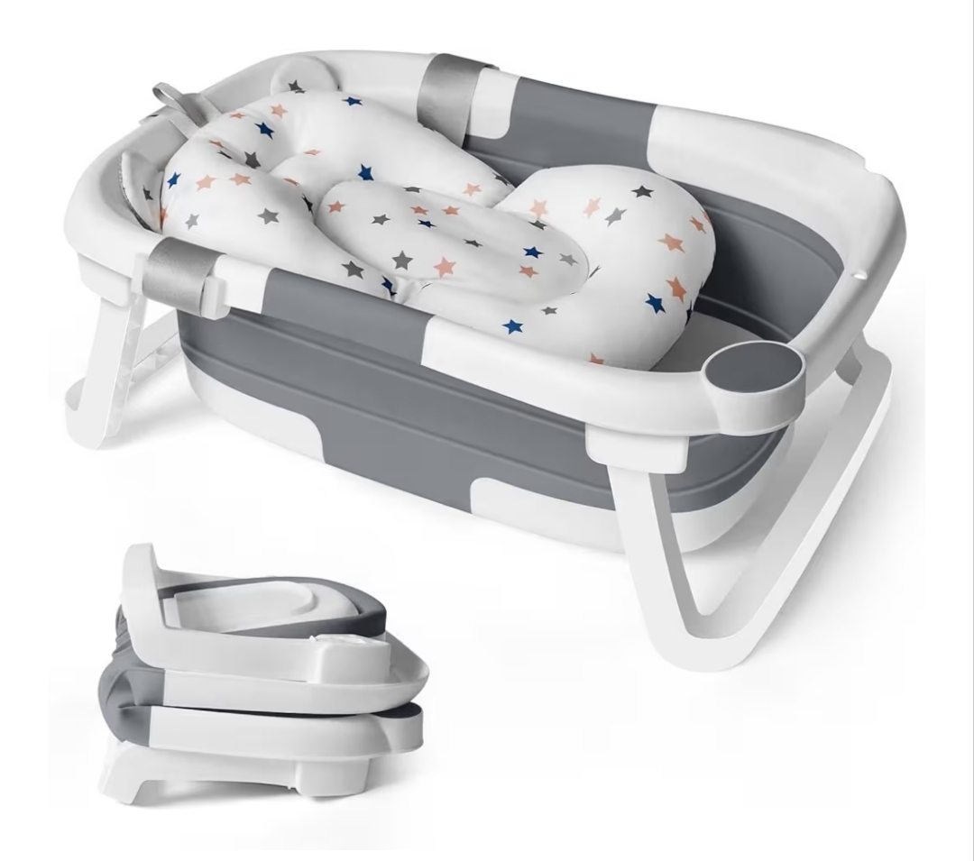 Adoraland banera plegable con almohada antideslizante 0-3 años