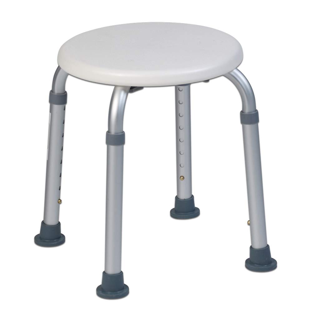TEQLER silla ducha 8 alturas patas antideslizantes extra anchas