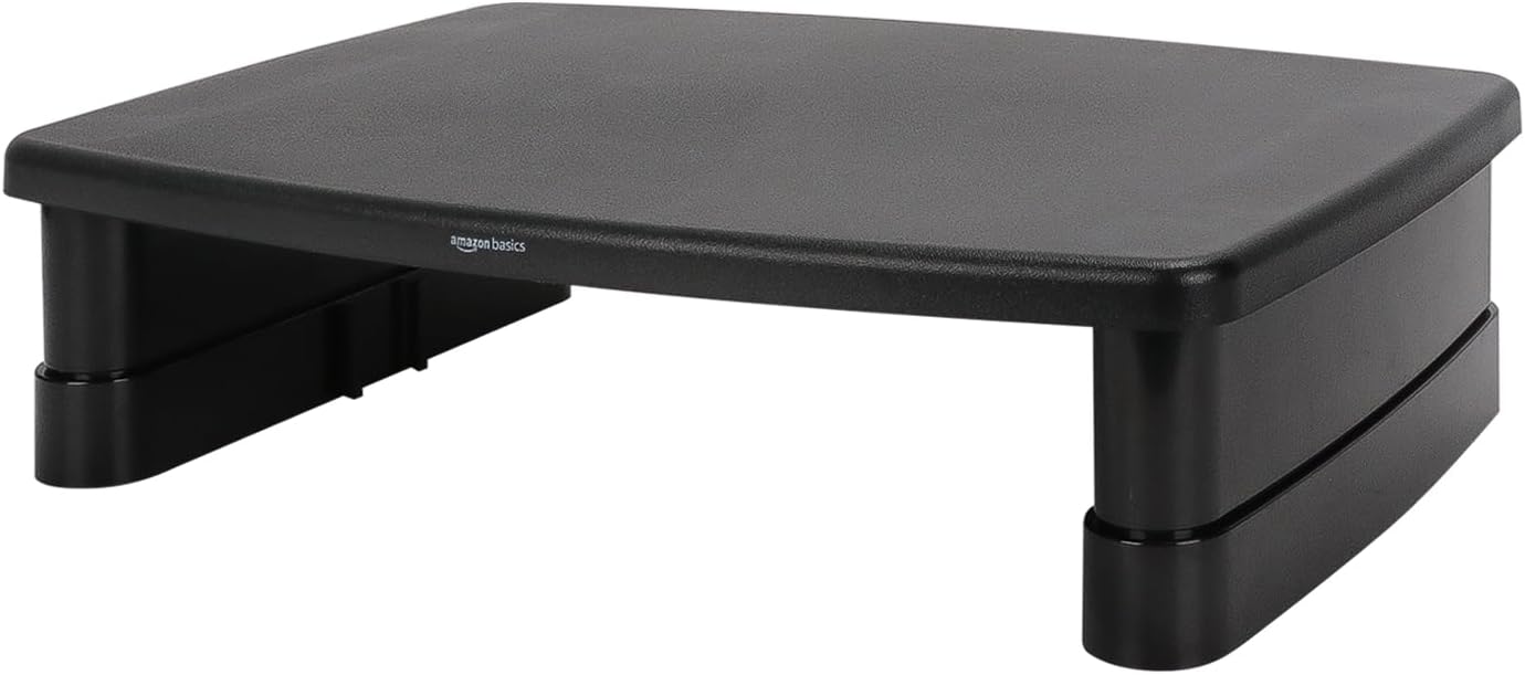 Amazon Basics soporte elevador monitor ajustable 3 alturas