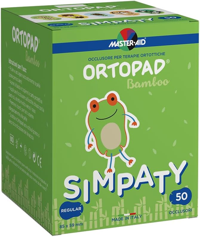Ortopad Simpaty parches adhesivos oculares niños tamaño regular
